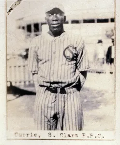 Prints of Cigarette card (from the Billiken tobacco company) features a photo of American Negro League baseball player Rube Currie, of the Santa Clara team, Cuba, 1924 Step Back in Time with Iconic Collectible Cards: Cigarette Card Of Rube Currie