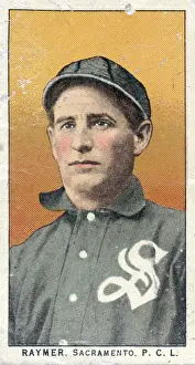 Cigarette Card Of Sacramento's Fred Raymer