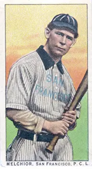 Cigarette Card Of San Francisco's Harry Melchior