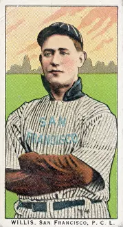 Arc0017019 Prints: Cigarette Card Of San Francisco's Ralph Willis