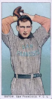 Cigarette Card Of San Francisco's Sutor