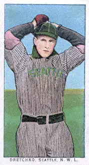 Arc0017019 Prints: Cigarette Card Of Seattle's Dretchko
