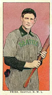Arc0017019 Prints: Cigarette Card Of Seattle's Emil Frisk