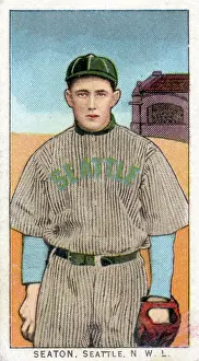 Arc0017019 Prints: Cigarette Card Of Seattle's Tom Seaton
