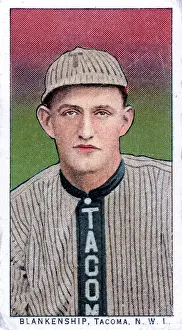 Arc0017019 Prints: Cigarette Card Of Tacoma's Cliff Blankenship