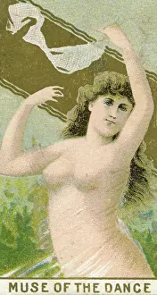 Cigarette Card, Terpsichore, Muse of the Dance, Ws Kimball Tobacco, 1889, 1910