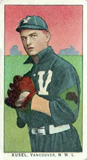 Arc0017019 Prints: Cigarette Card Of Vancouver's Ed Kusel