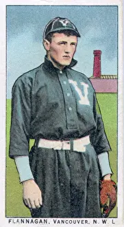 Cigarette Card Of Vancouver's Flanagan