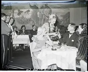 Cigarette Girl at NY Night Club 1939