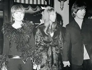 Cilla Black, Patti Boyd Harrison, and George Harrison