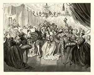 Cinderella at the Princes ball, Fairy Tales of Charles Perrault