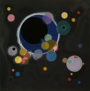 Blauer Reiter Prints: Several Circles