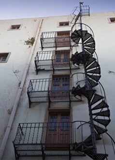 Images Dated 12th August 2014: Circular stairs on old building