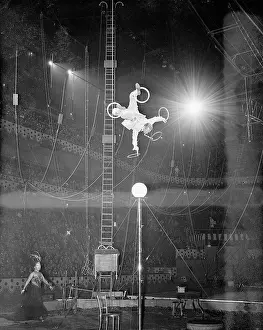 Acrobat Prints: Circus Acrobat Performing