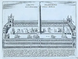 Deteriorated Prints: The Circus Flaminius. The Circus Flaminus did not have fixed seating like the Circus Maximus