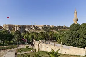 Park Man Made Space Prints: Citadel, Urfa Kalesi, Sanliurfa, Sanliurfa, Southeastern Anatolia, Anatolia, Turkey