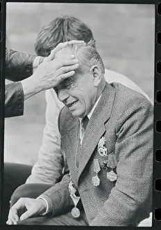 Citizen Crying at Viewing of Political Leader the Late Josip Broz Tito