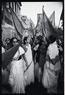 Calcutta Prints: Citizens Protesting in Calcutta