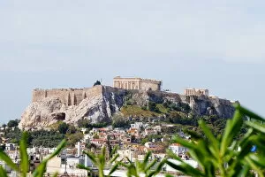 Images Dated 10th April 2016: City of Athens and Acropolis Citadel, Athens, Greece