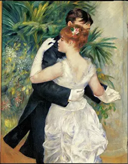 Tuxedo Prints: City Dance, by Pierre-Auguste Renoir, 1883, 19th Century, oil on canvas, cm 180 x 90