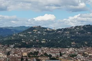 Images Dated 20th June 2016: City of Florence and Fiesole in the hills, Italy