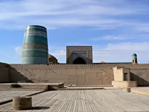 Uzbekistan Prints: The city of Khiva in Uzbekistan