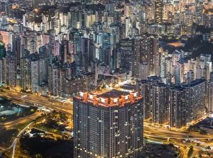 City light of Hong Kong