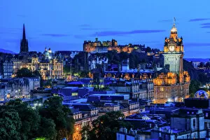 Scotland Gallery: City skyline of Edinburgh, Scotland