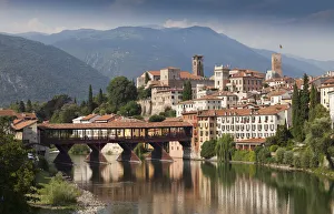 Cultural Image Gallery: City skyline reflected in still river