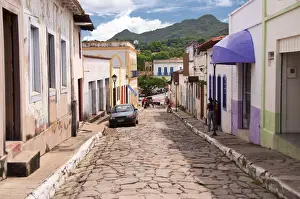 City street Goias Brazil
