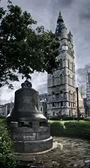 City tower bell, Ghent, Belgium