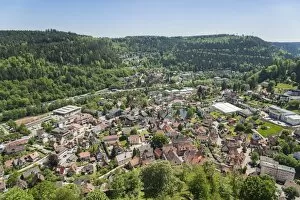 Cityscape, Bad Liebenzell, Nordschwarzwald, Schwarzwald, Baden-Wurttemberg, Germany