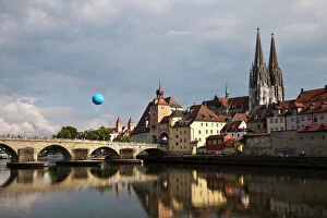Gothic Style Gallery: Cityscape of Regensburg, Germany