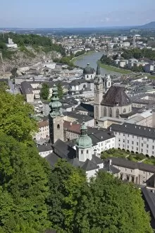 Cityscape of Salzburg historic center