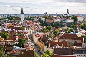 Images Dated 14th July 2012: Cityscape of Tallinn, Estonia, EU