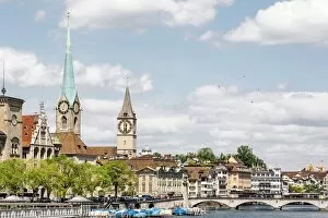 Images Dated 13th May 2012: Cityscape of Zurich, capital city of Switzerland