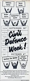 Civil Defense Prints: Civil Defence Week