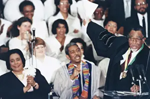 Civil Rights Activist Reverend Joseph Lowery Speaking