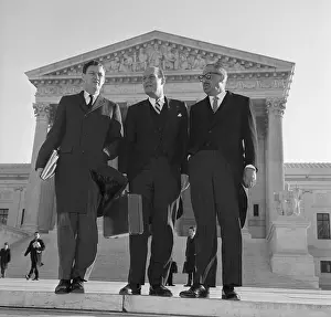 Nicholas De B Prints: Civil Rights Attorneys Outside Supreme Court
