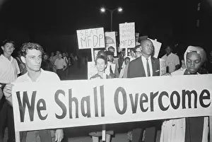 Widow Prints: Civil Rights Demonstrators at Democratic National Convention