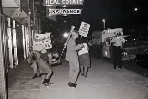 Bending Over Prints: Civil Rights Demonstrators Ducking
