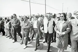 Prints of (Original Caption). Montgomery, Alabama Echoes of Justice: Civil Rights in Focus: Civil Rights Marchers