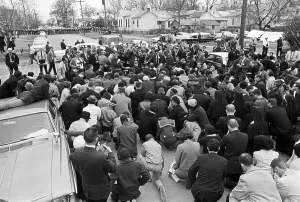 Marchers Prints: Civil Rights Marchers Kneeling in Prayer
