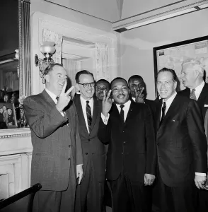 Two Fingers Up Prints: Civil Rights Supporters Celebrate Victory
