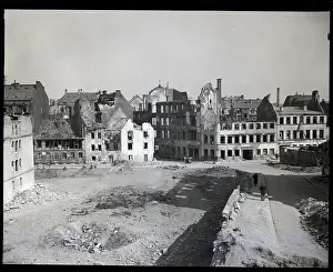 Civilian Prints: Civilians Walk Thru Ruins Of City
