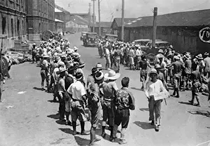 Civilians Walking in Shanghai Street
