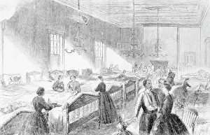 Caring Prints: Clara Barton Supervising Nurses