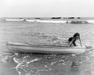 Bending Prints: Clara Bow Canoeing