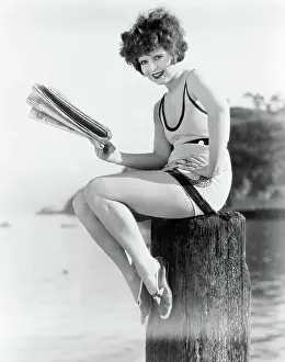 Clara Bow in Swimsuit