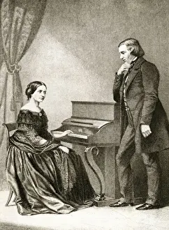 Clara and Robert Schumann